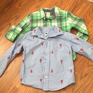 Janie and Jack button down shirt